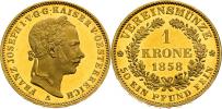 Spolková koruna 1858