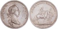 Krafft - AR medaile na cestu do Itálie 1769 - poprsí