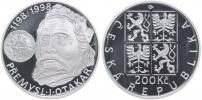 200 Kč 1998 - Přemysl I.Otakar_orig.etue + kapsle + certifikát (k BJ)