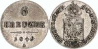 6 kr. 1849 A_zbytky tmavé patiny