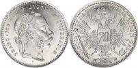 20 kr. 1868 b.zn.      "sbírkový"
