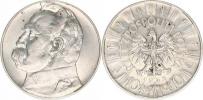10 Zlotych 1935 - Pilsudski        Y. 29