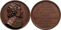 Wolff - AE pamětní medaile 1824 - poprsí zprava