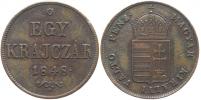 Egy Krajczár 1848 - maďarský nápis (revoluce)