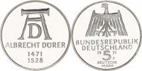5 DM 1971 D - Dürer           KM 129