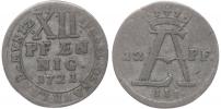 XII Pfennig 1721