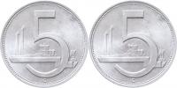 5 Koruna 1952 - nevydaná - původní ražba