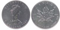 5 Dolar 1989 (Ag unce)
