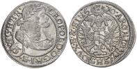 3 krejcar 1670 SHS Vratislav - Hammerschmidt (koruna se stuhami). Nech.-743