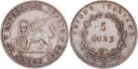5 Lira 1848 V - se lvem svatého Marka bez podstavce