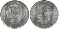 50 Kčs 1990 - Sv.Anežka (bez signatury autora)_R!