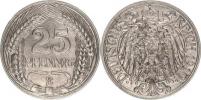25 Pfennig 1910 E           KM 18    "R"