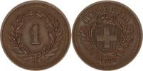1 Rappen 1910 B       "R"