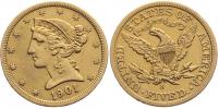 5 Dolár 1901