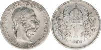 1 Koruna 1905 b.zn.     "R"