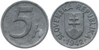 5 Haléř 1942  Zn_R!