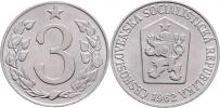 3 Haléř 1962 - původní ražba