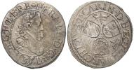 3 krejcar 1629 Sv. Vít, let. na obou stranách. KM-jako 501. n. nedor.