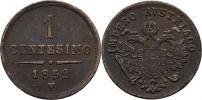 Centesimo 1852 V - menší typ