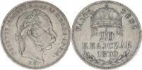 20 kr. 1870 KB "R"
