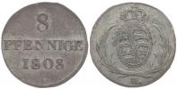 8 Pfennig 1808 H