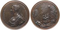 Selvi -  medaile na korunovaci na českou královnu 12.5.1743