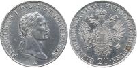 20 Krejcar 1831 A - stuhy volně vlající