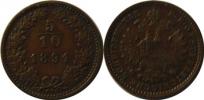 5/10 krejcar 1891 - bez zn - Nov 4