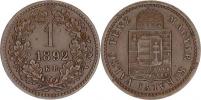 1 kr. 1892 KB "R"