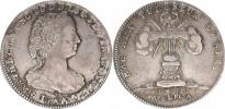 Malý žeton na holdování v Belgii 1744       Ag 23 mm  2