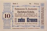 Jáchymov (St.Joachimsthal) město - 10 K. b.l. (1919)