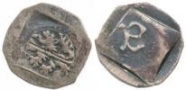 Bamberský fenik se čtyřrázm (raž. kol. r. 1453) - lev s břevnem z