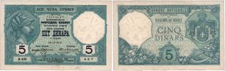 5 Dinárů 10.11.1917