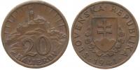 20 Haléř 1941 (CuZn)_n.hr.  R!