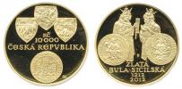 10 000 Kč 2012 - Zlatá bula sicilská     bublina +orig.etue  +cer