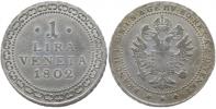 1 Lira 1802 - pro Benátky