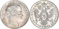 3 kr. 1835 A - FERDINANDVS     "R"     "sbírkový"