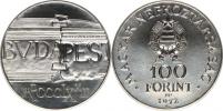 100 Forint 1972 BP - Budapest        KM 598      Ag 640  22