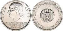 5 RM 1929 A - Lessing            KM 61
