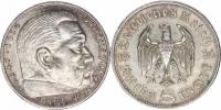 5 RM 1936 A - Hindenburg bez svastiky_dr. rys.