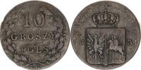 10 Groszy 1831 KG           Kopicki 2746; Gum. 2535; Cr. 121