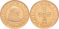 50.000 Lira 2001 R - Relikviář ve tvaru kříže
