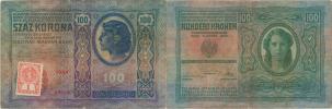 100 K 1912 sér. 1984 - stříhaný kolek Baj. 5a