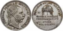 Korunovačný žetón 1867 Budín