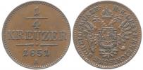 1/4 Krejcar 1851 A