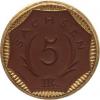 Sasko - 5 Mark 1921