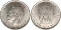 5 Kronor 1952 TS - 70. výr. naroz. Gustava VI.       KM 828