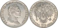 20 kr. 1832 A - var.: tečka mezi A a datací u horní nožičky čísl.