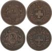 2 Rappen 1883 B