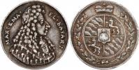 Medailka na korunovaci v Augsburgu b.l.(1690) -